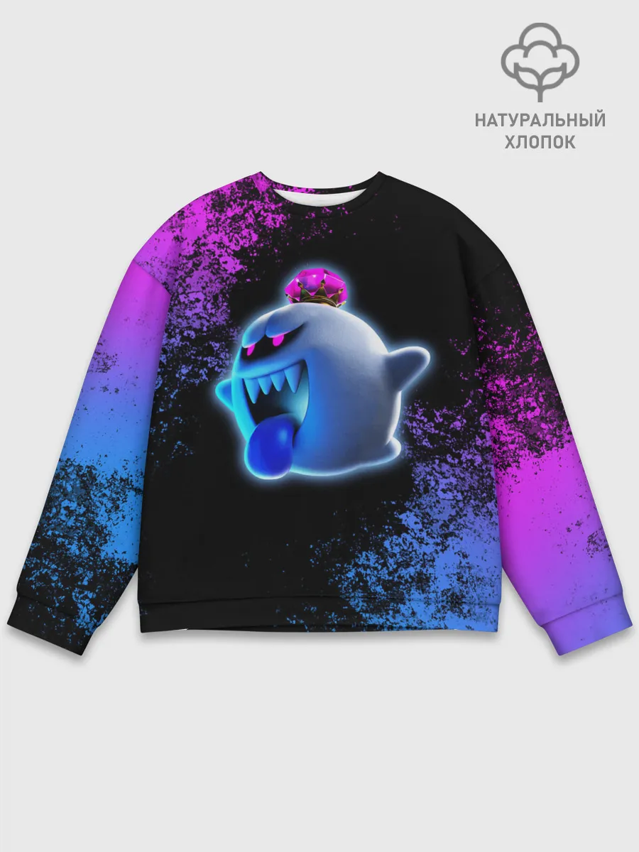 Мужской свитшот базовый / Luigis Mansion