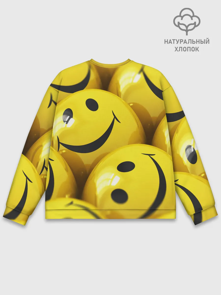 Мужской свитшот базовый / YELLOW SMILE