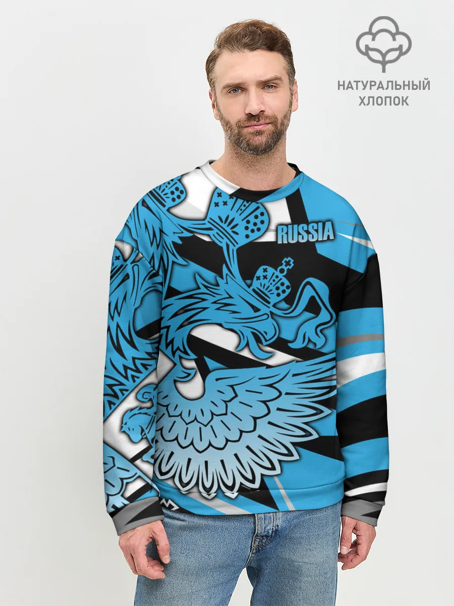 Мужской свитшот базовый / RUSSIA Lifestyle