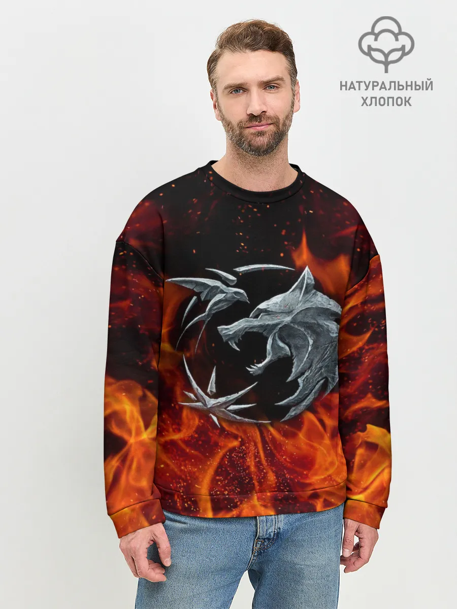 Мужской свитшот базовый / СЕРИАЛ ВЕДЬМАК