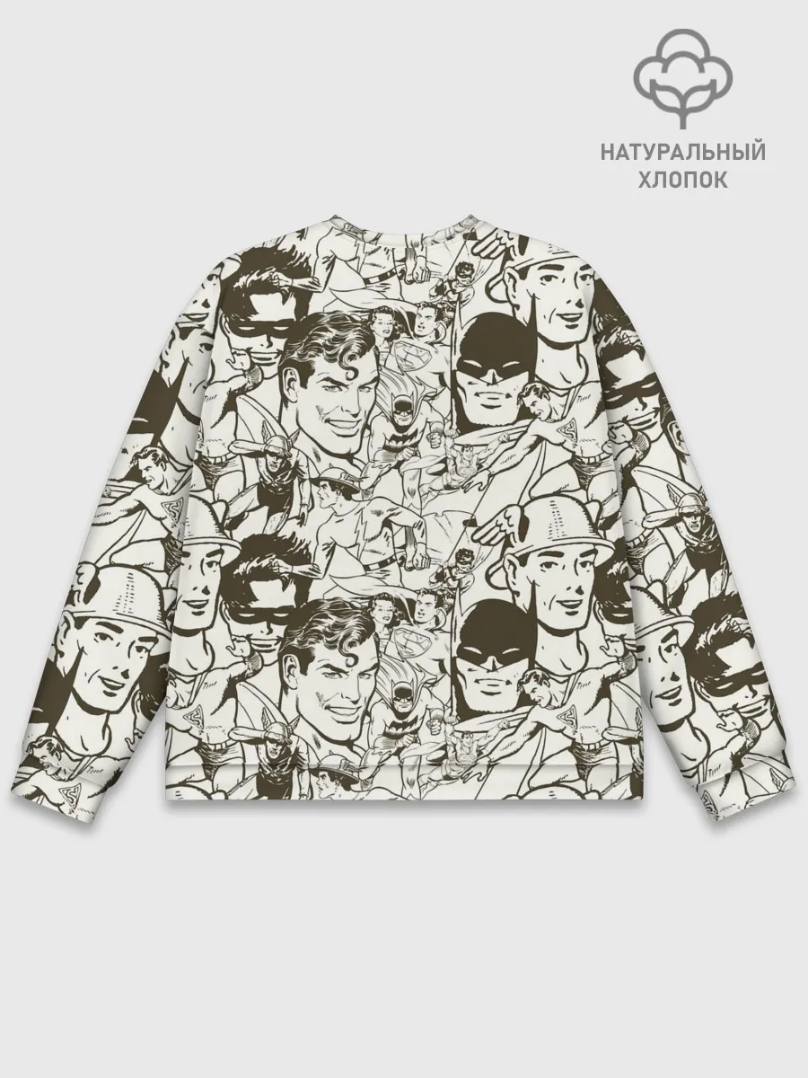 Мужской свитшот базовый / Super Powers