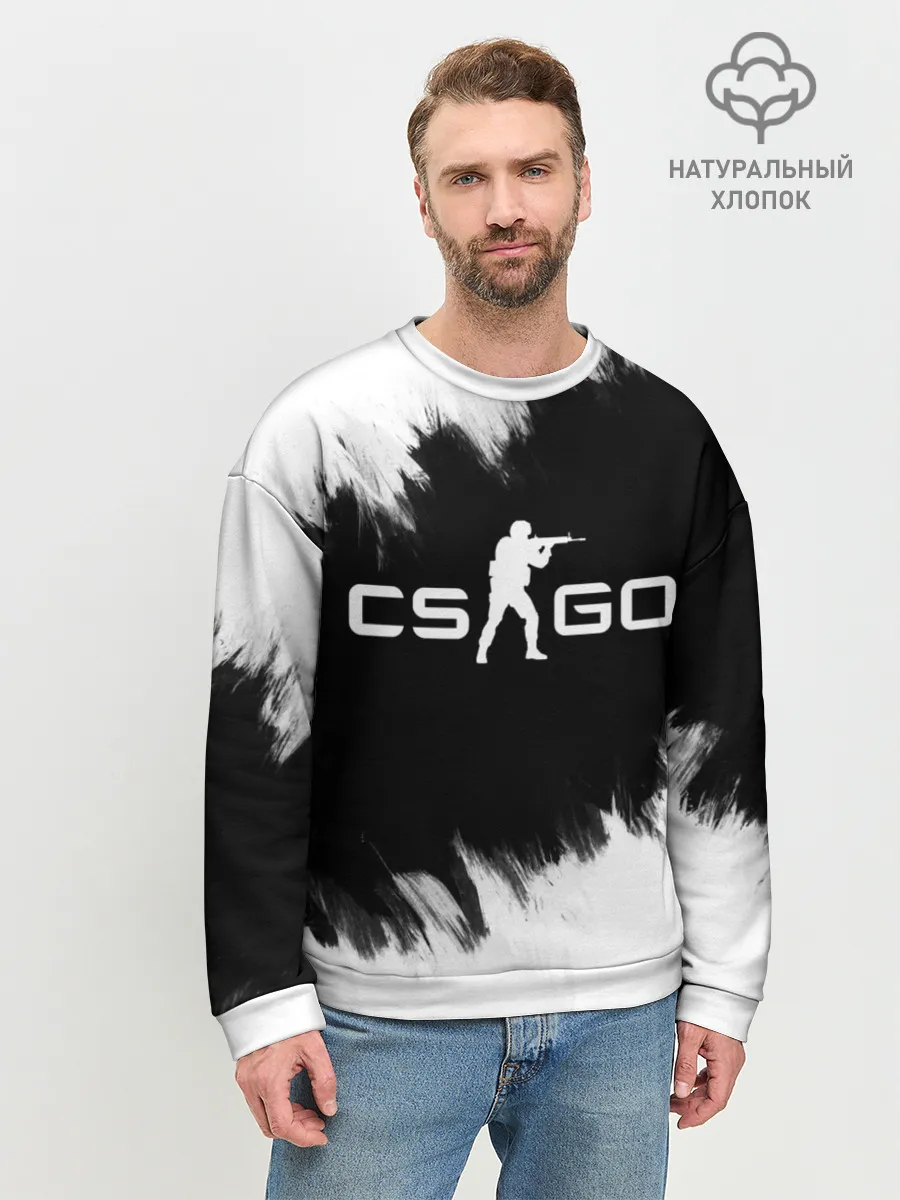 Мужской свитшот базовый / CS:GO BW