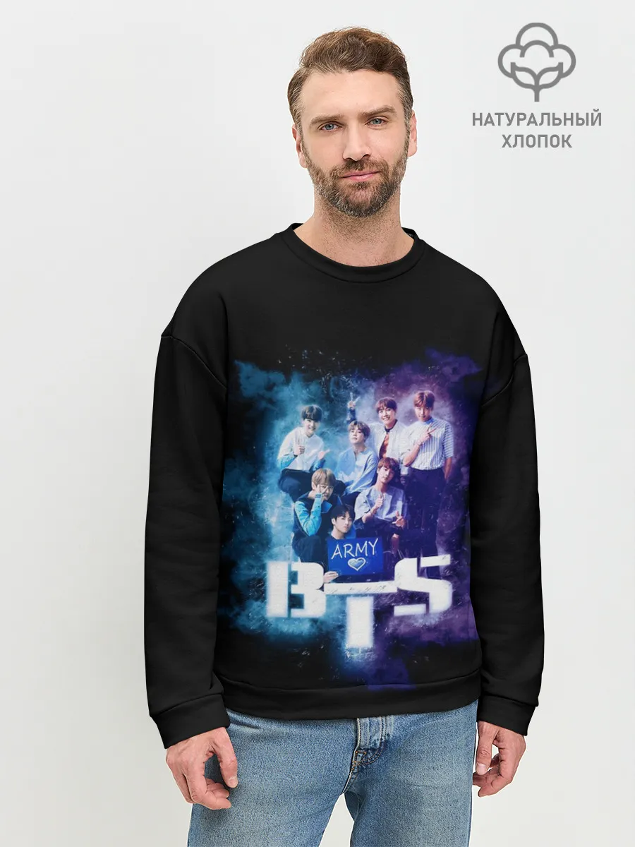 Мужской свитшот базовый / BTS