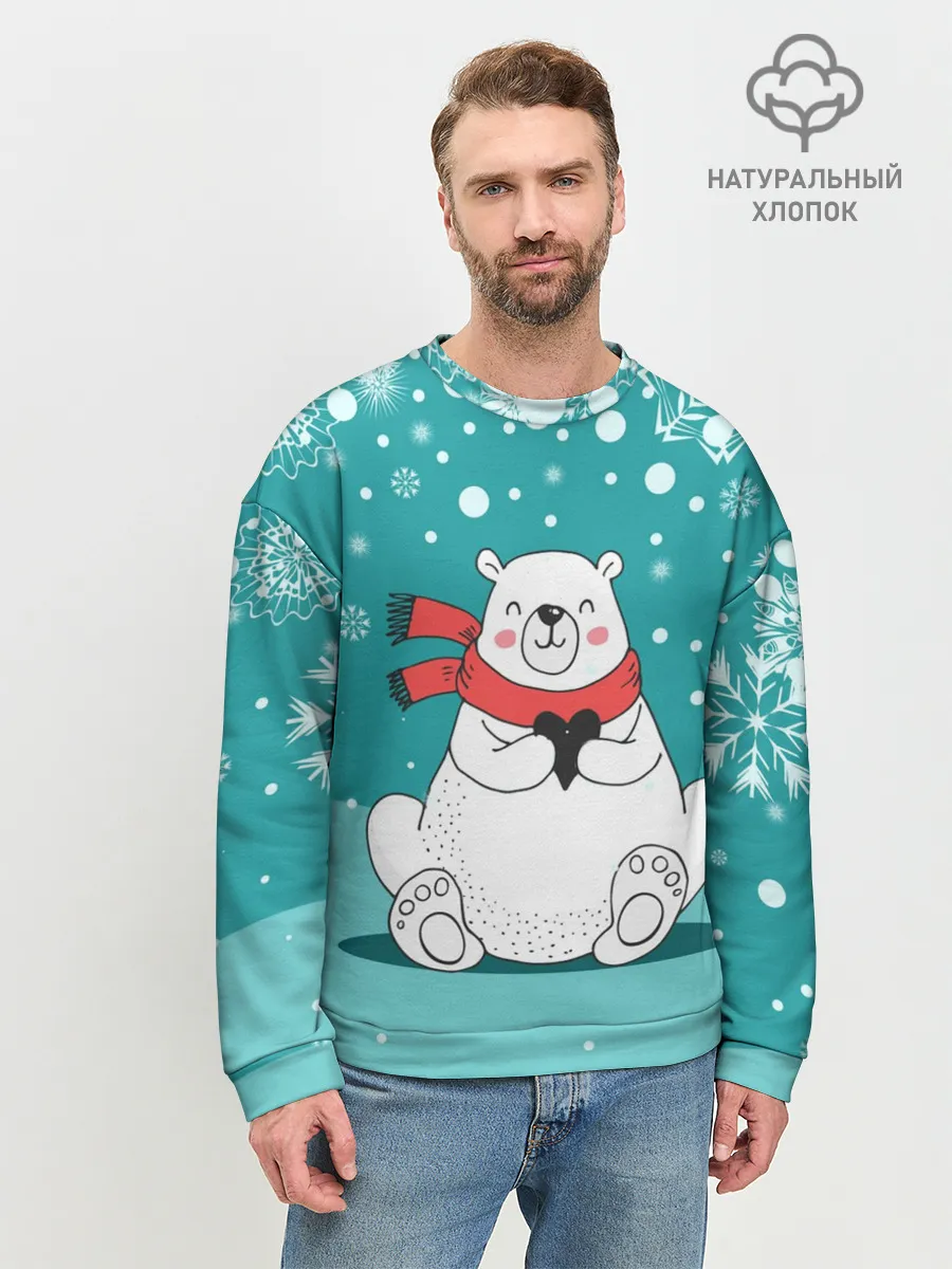 Мужской свитшот базовый / North bear