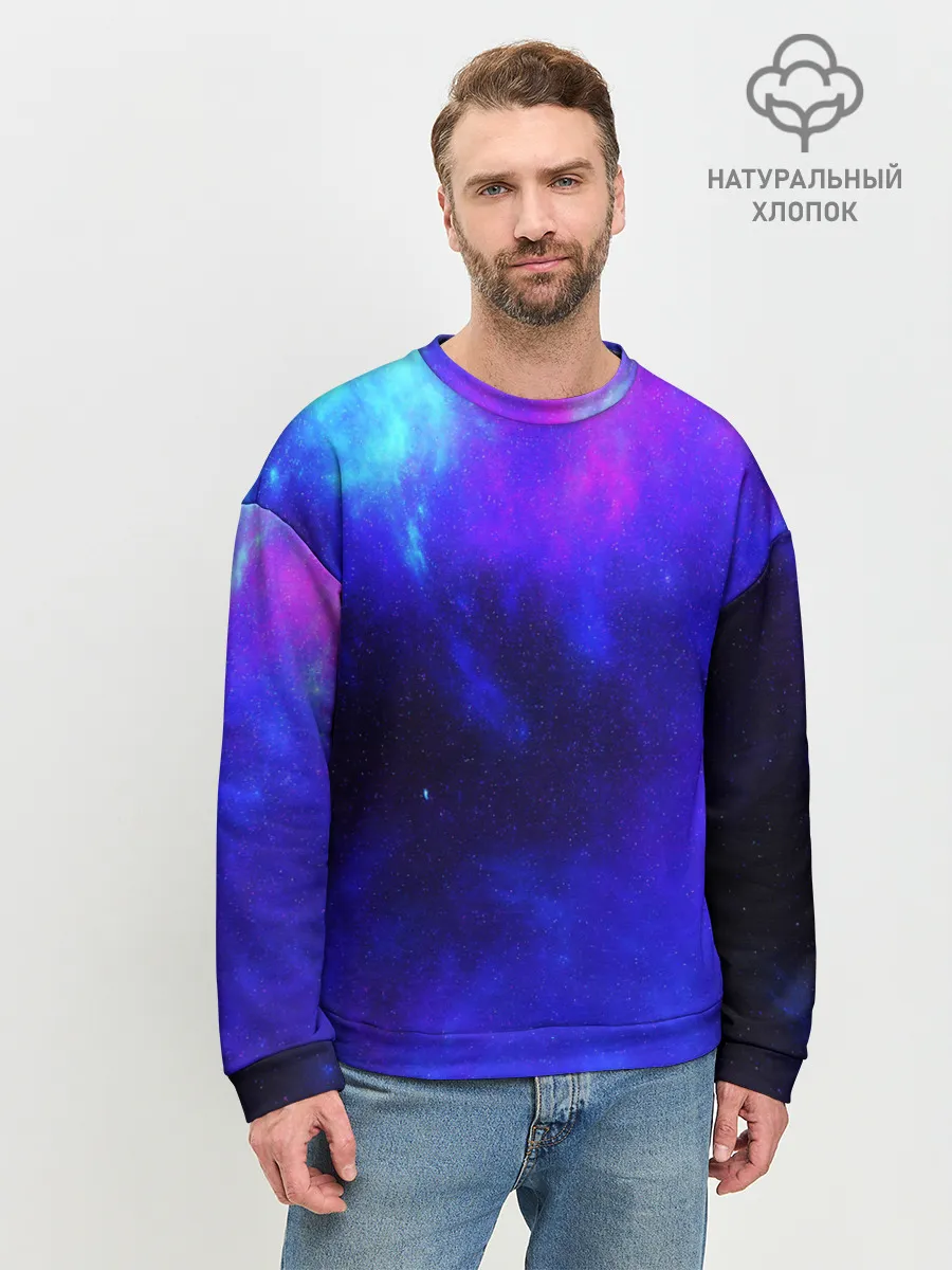 Мужской свитшот базовый / СЕВЕРНОЕ СИЯНИЕ