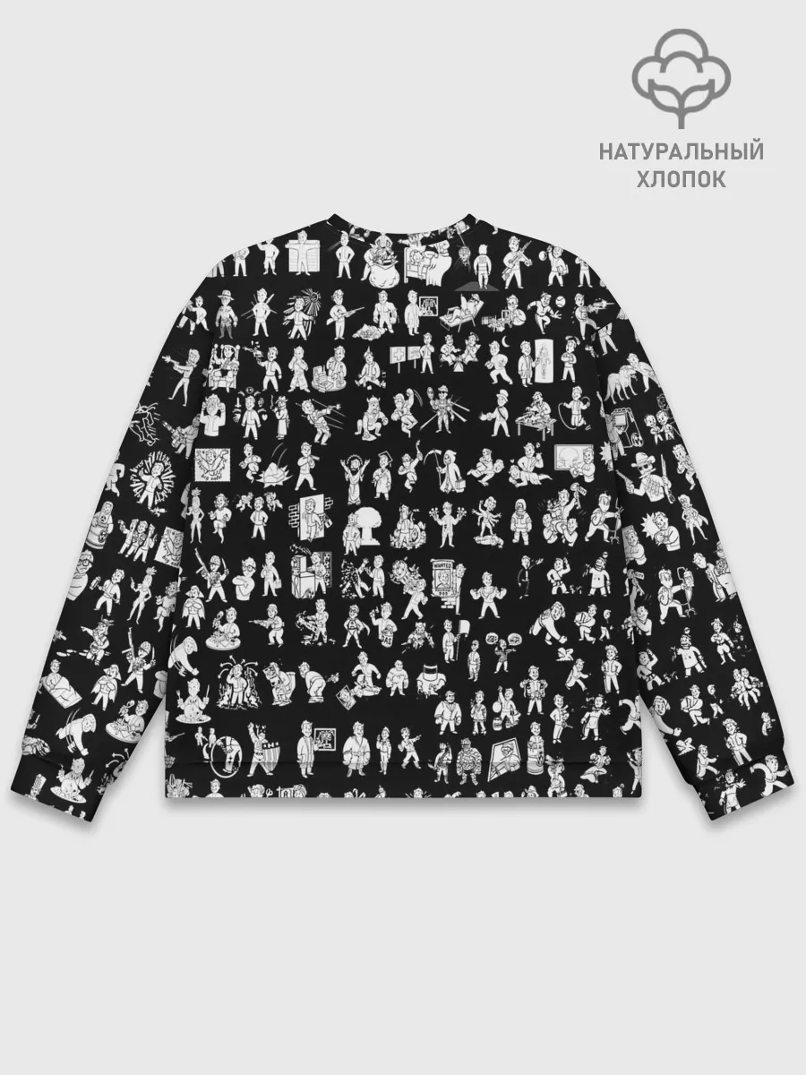 Мужской свитшот базовый / FALLOUT BLACK