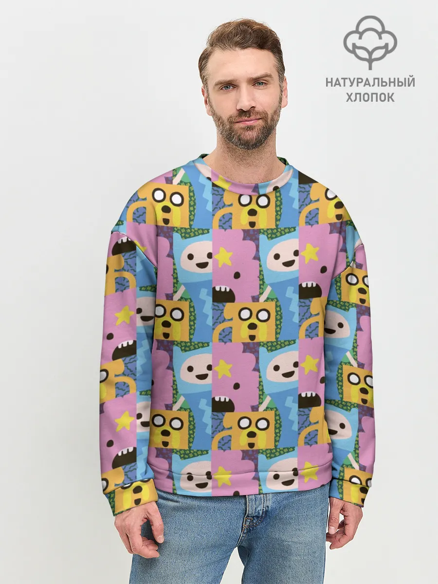 Мужской свитшот базовый / Время приключений