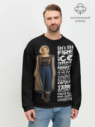 Мужской свитшот базовый / Доктор Кто