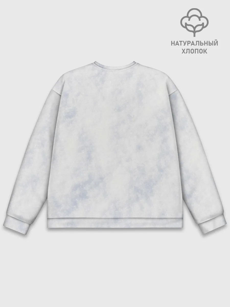 Мужской свитшот базовый / Snow fox