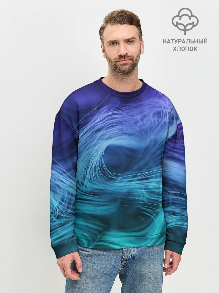 Мужской свитшот базовый / Линии материи