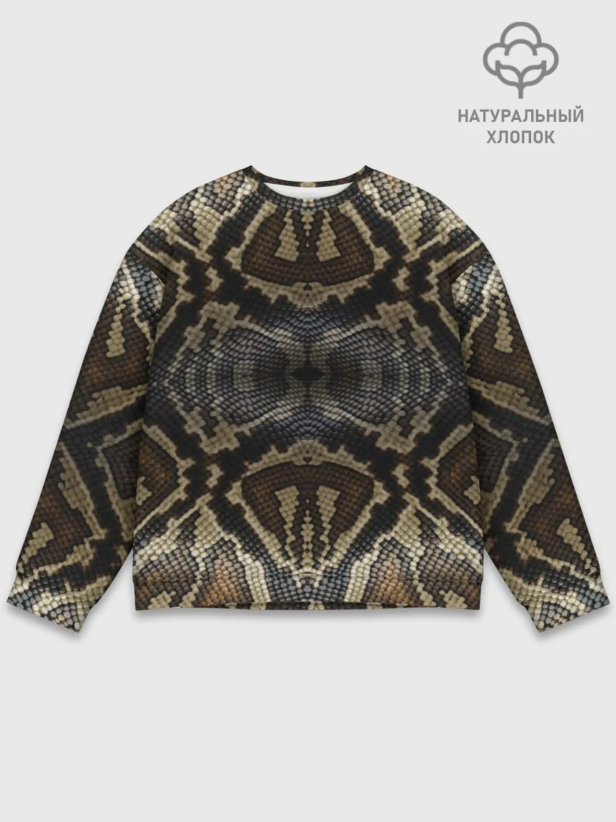 Мужской свитшот базовый / Snakeskin