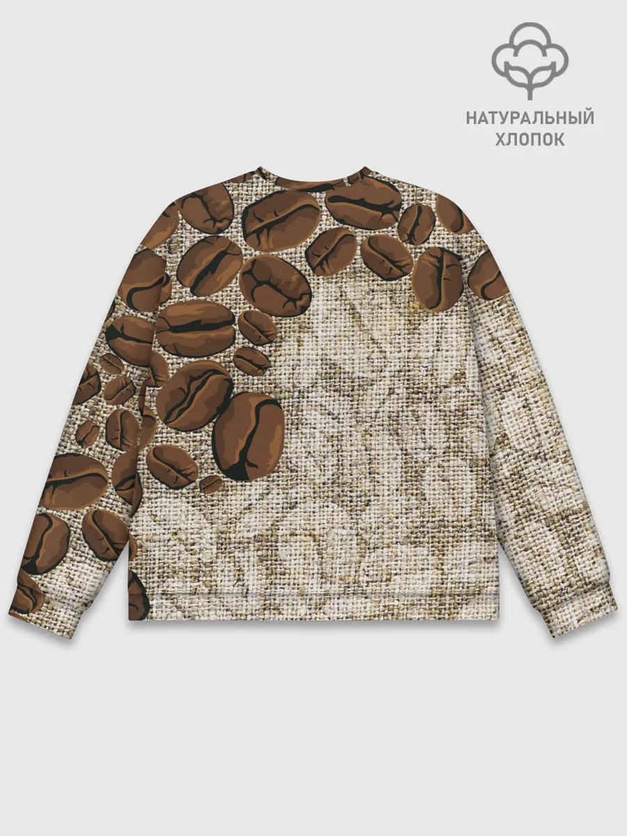 Мужской свитшот базовый / Кофейные зёрна