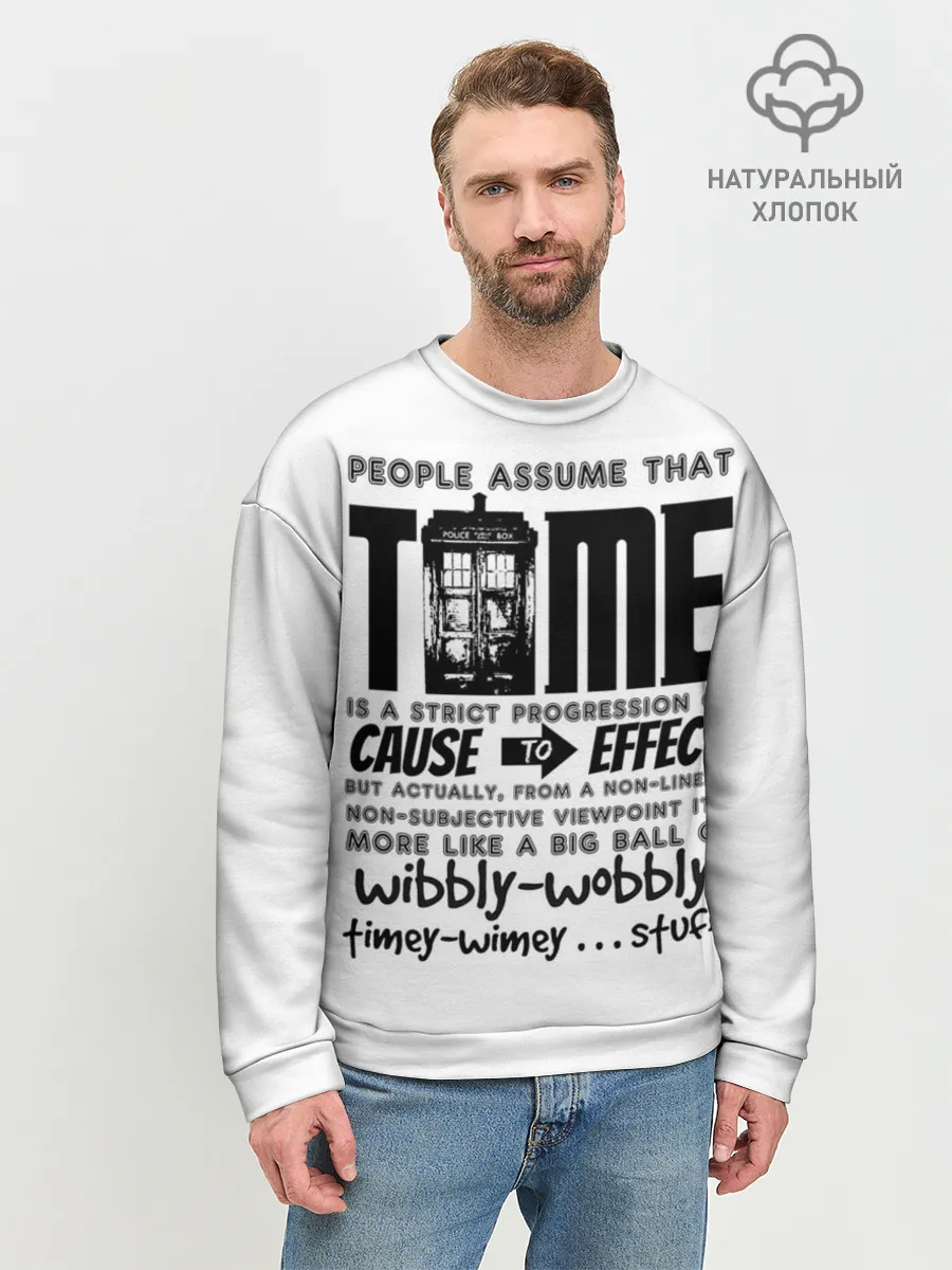 Мужской свитшот базовый / Doctor Who