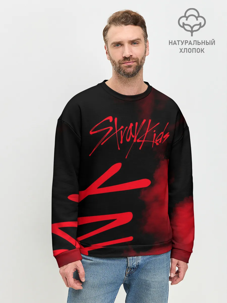 Мужской свитшот базовый / Stray Kids