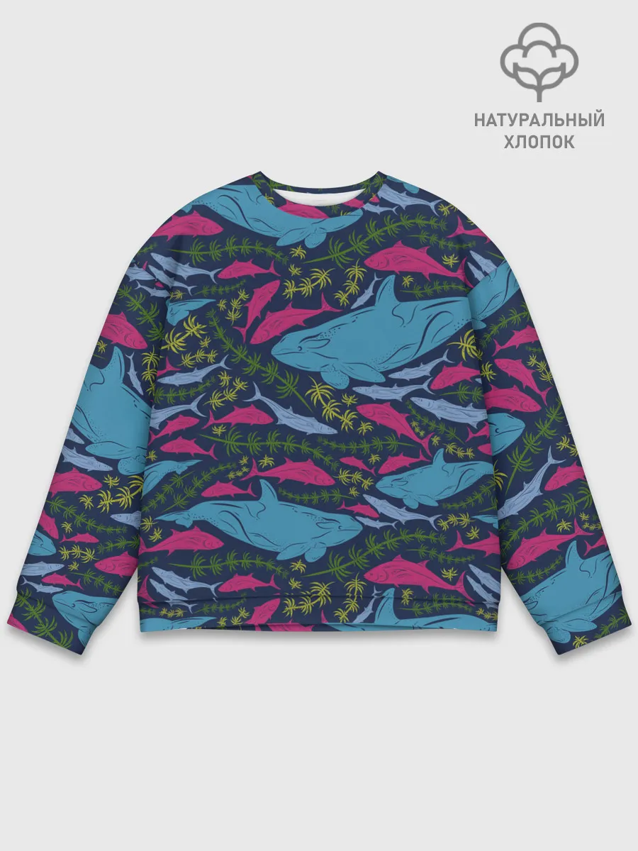 Мужской свитшот базовый / Касатки