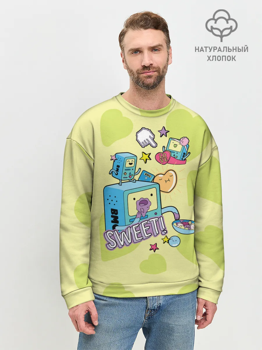 Мужской свитшот базовый / Sweet BMOs