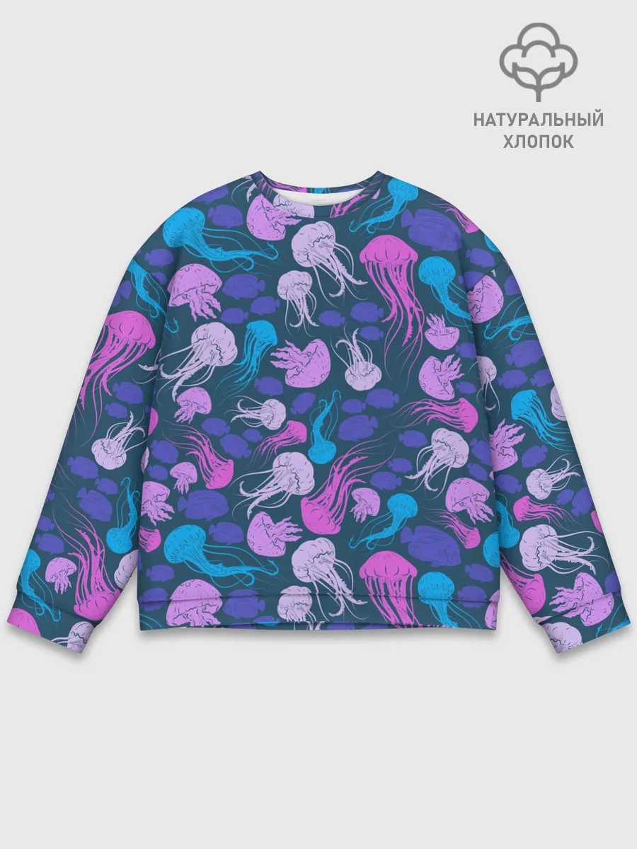 Мужской свитшот базовый / Медузы