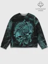 Мужской свитшот базовый / two skulls