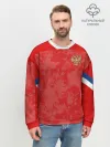 Мужской свитшот базовый / Russia home EURO 2020