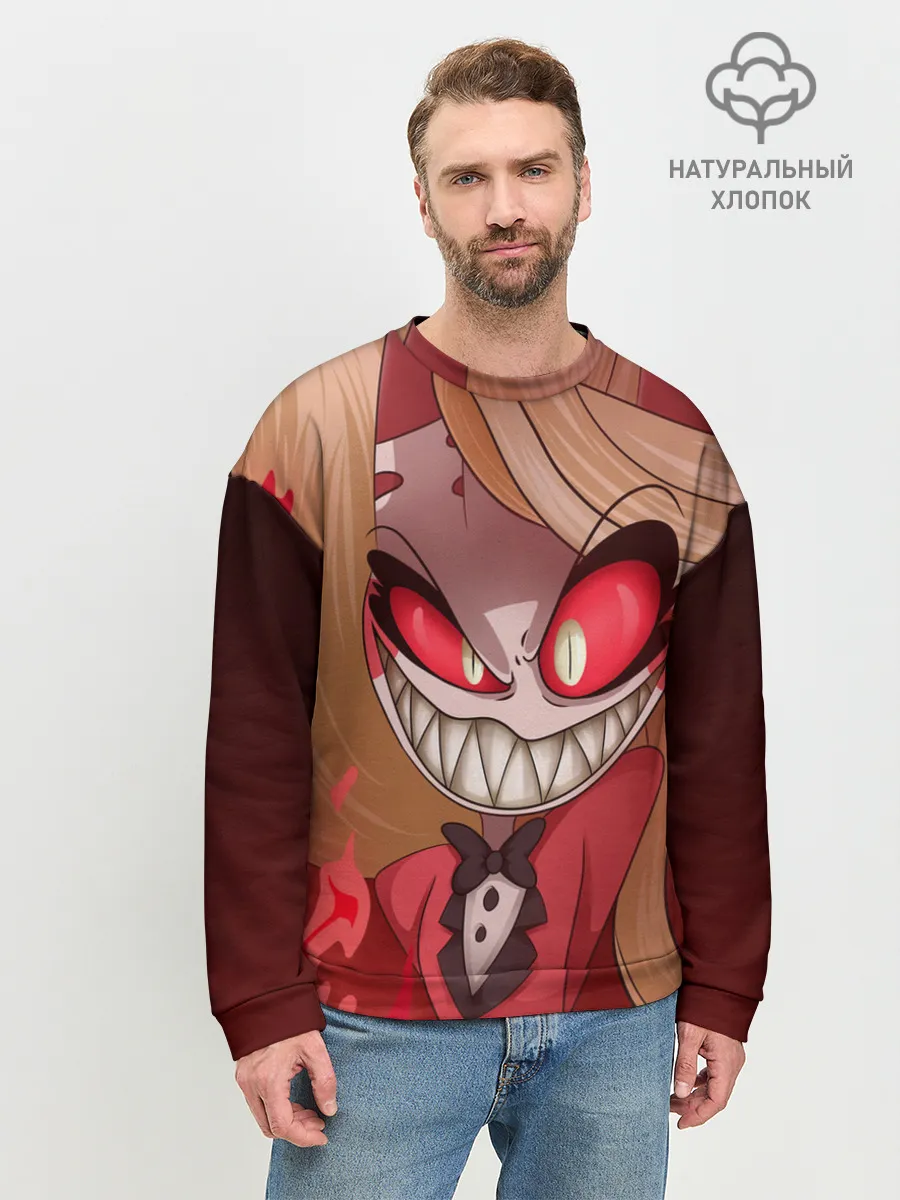 Мужской свитшот базовый / Hazbin Hotel