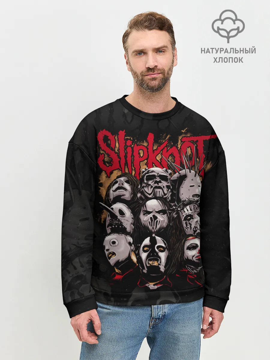 Мужской свитшот базовый / Slipknot