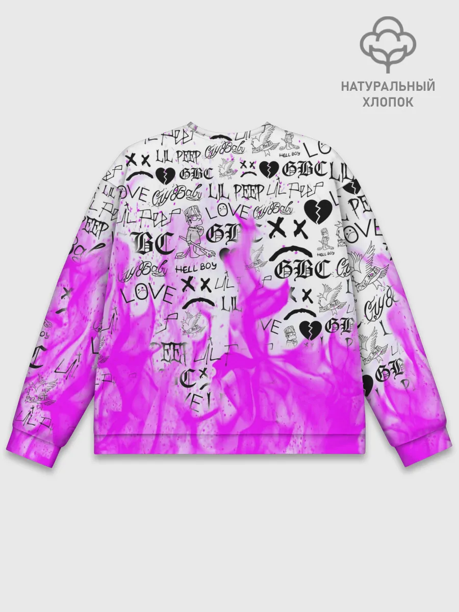 Мужской свитшот базовый / CRY BABY LIL PEEP