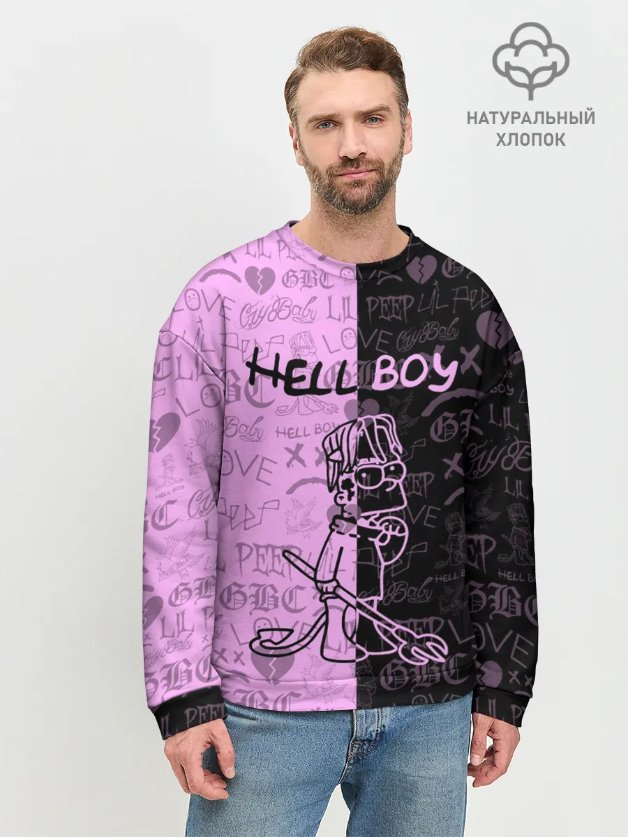 Мужской свитшот базовый / LIL PEEP HELL BOY
