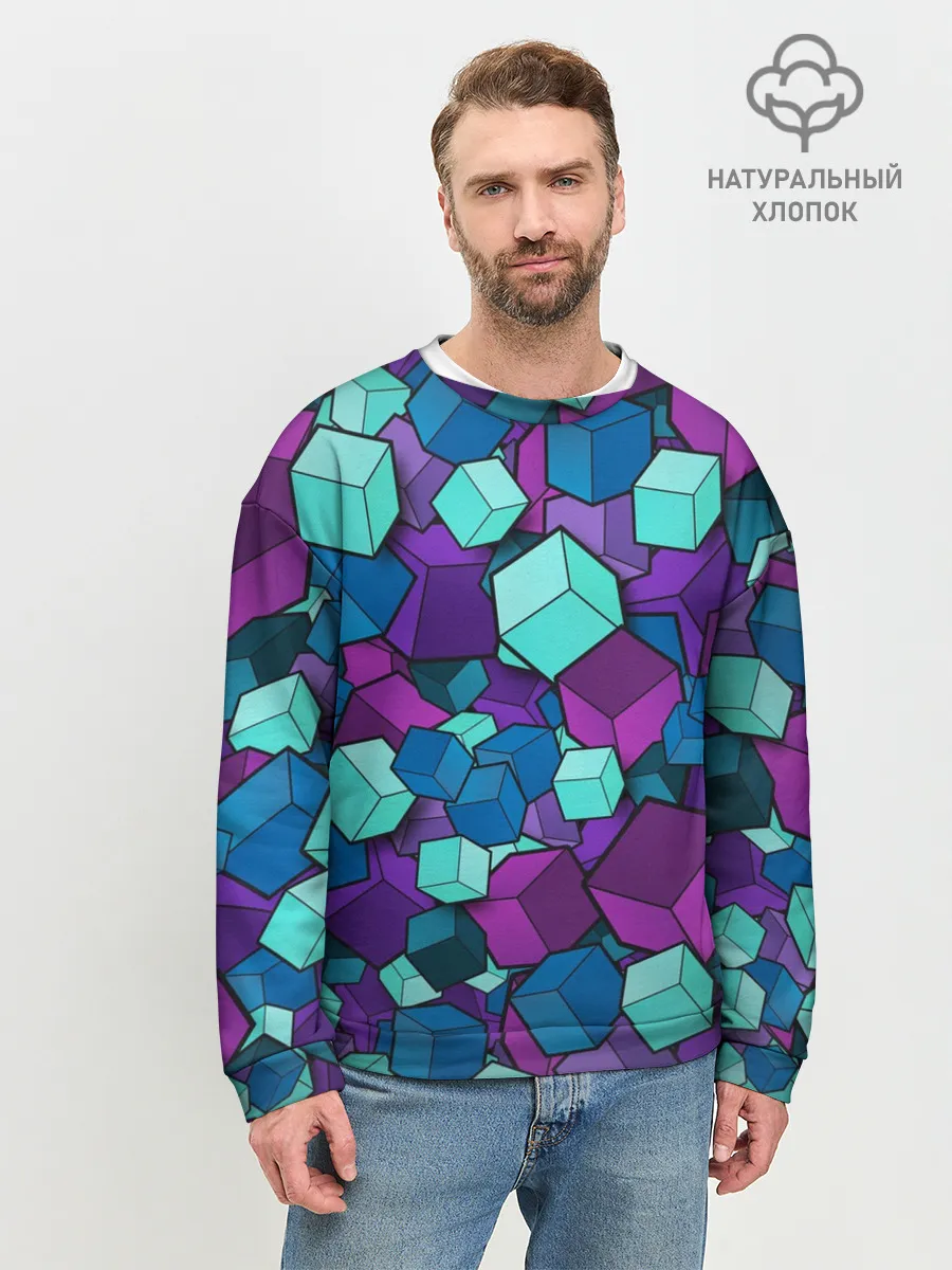 Мужской свитшот базовый / Кубы