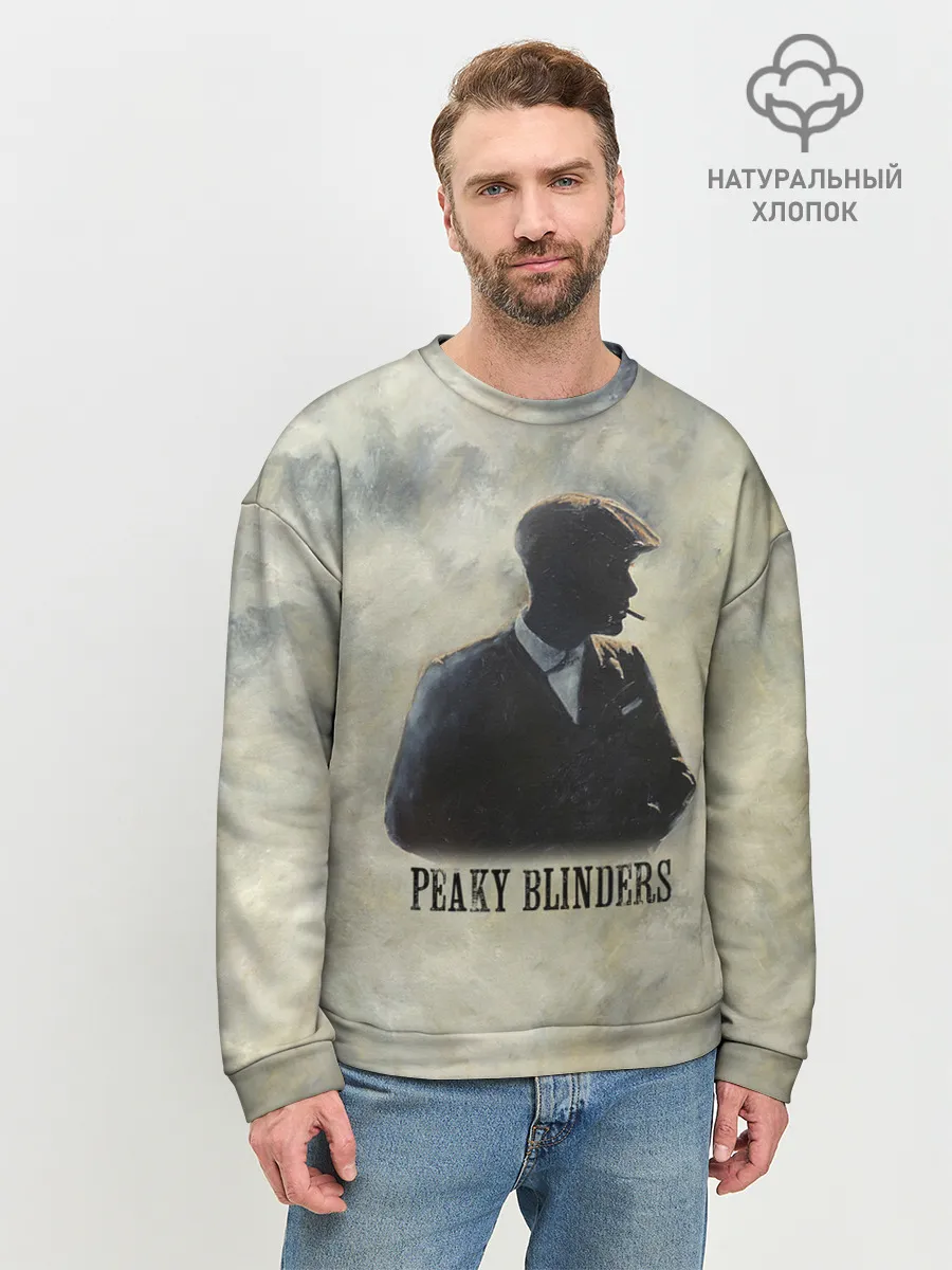 Мужской свитшот базовый / Острые козырьки