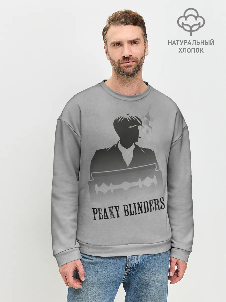 Мужской свитшот базовый / Острые козырьки