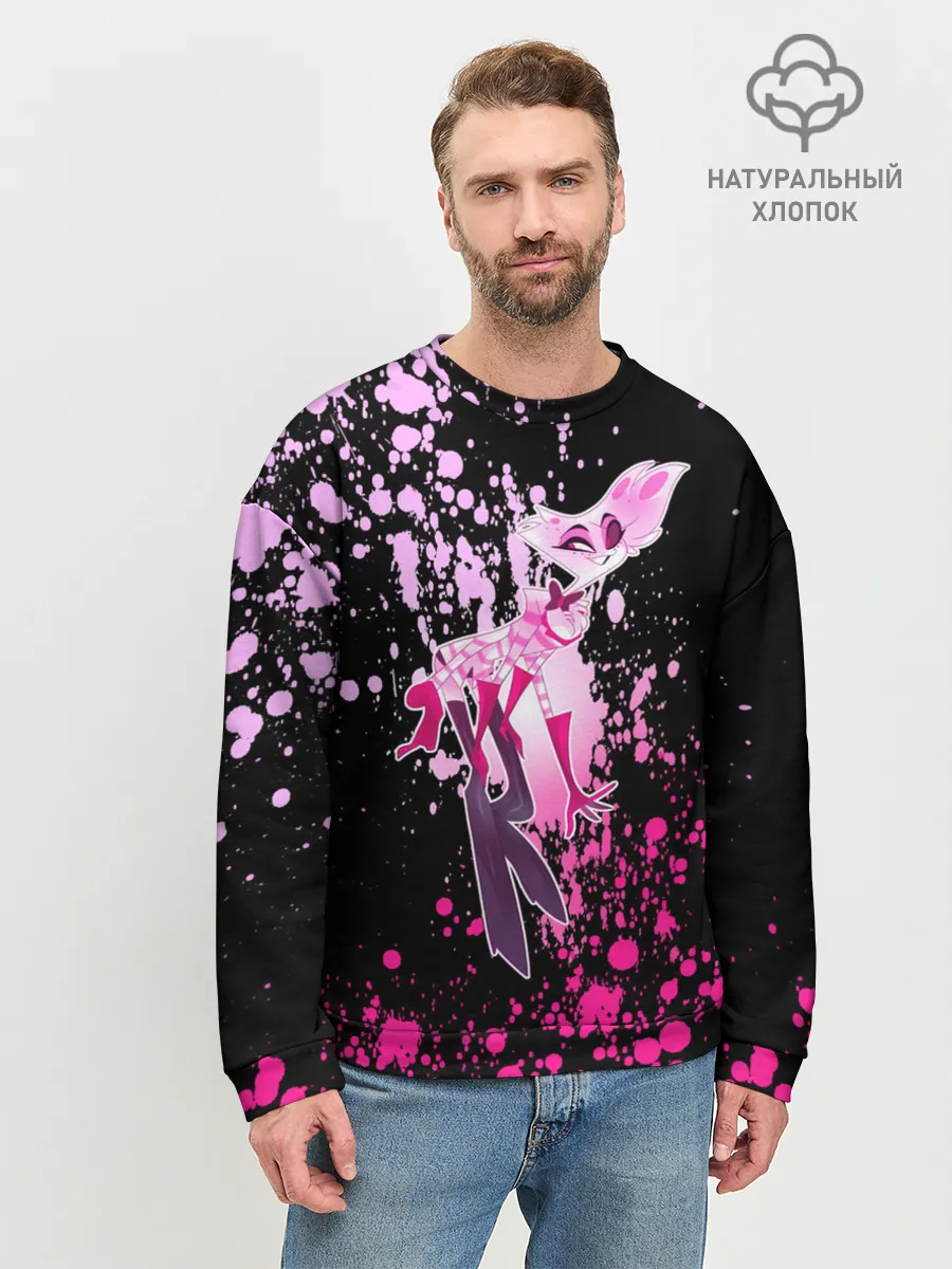 Мужской свитшот базовый / Hazbin Hotel