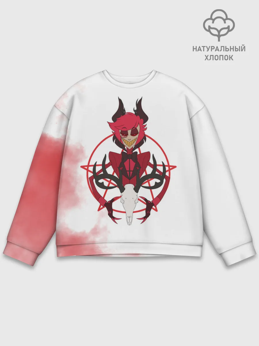 Мужской свитшот базовый / Hazbin Hotel
