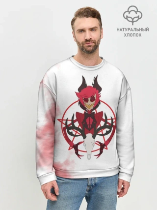 Мужской свитшот базовый / Hazbin Hotel