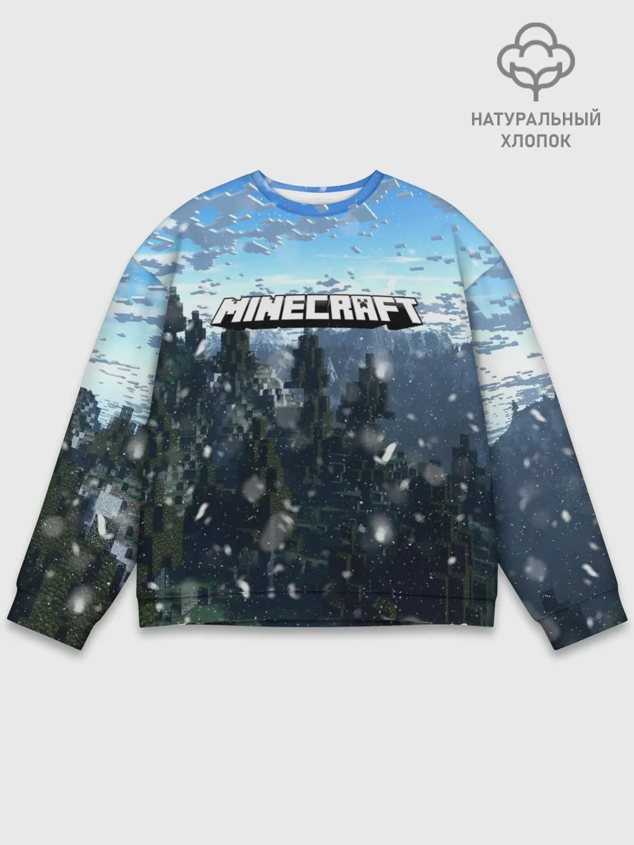 Мужской свитшот базовый / Minecraft / Майнкрафт