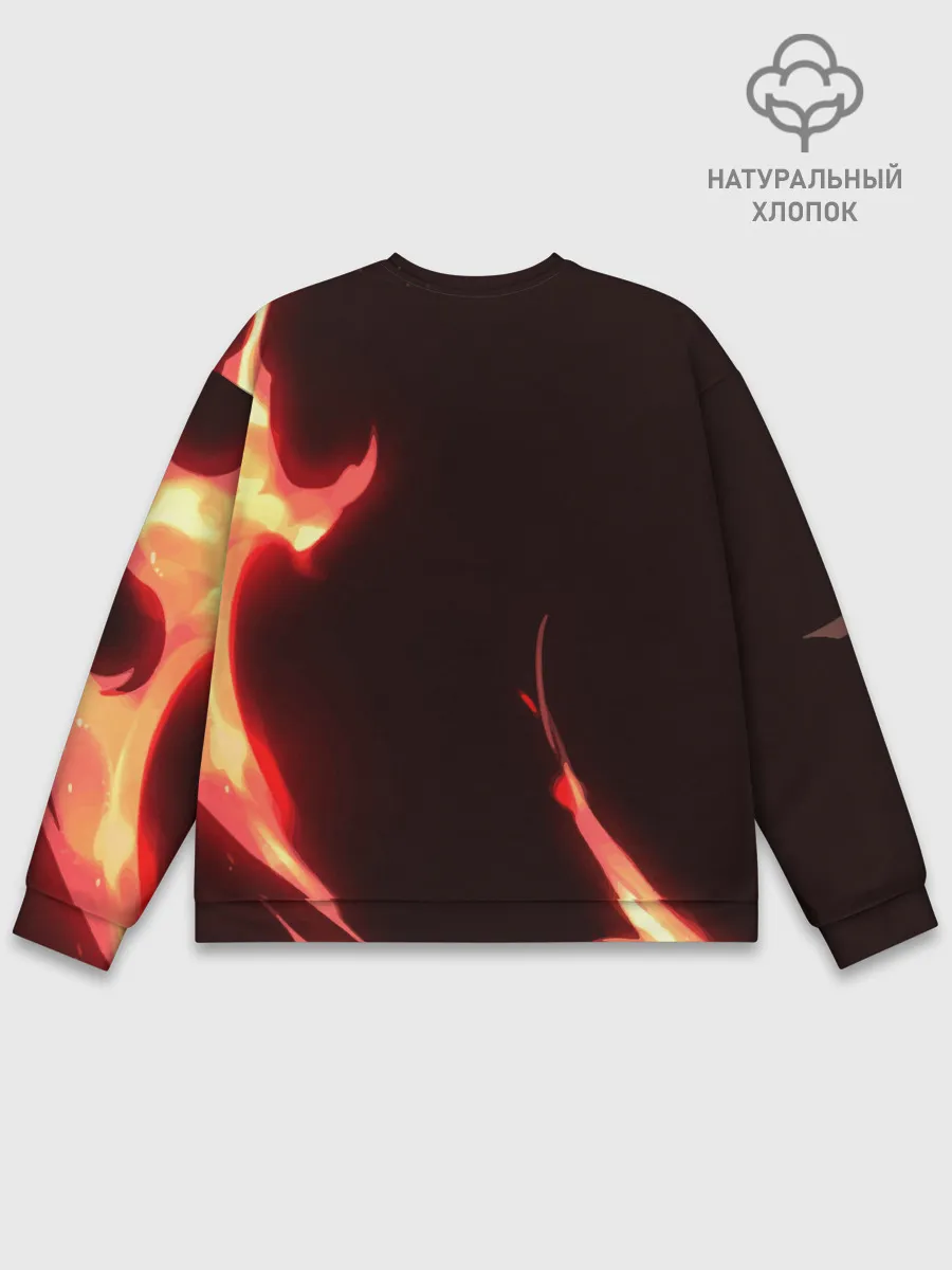 Мужской свитшот базовый / Клинок рассекающий демонов