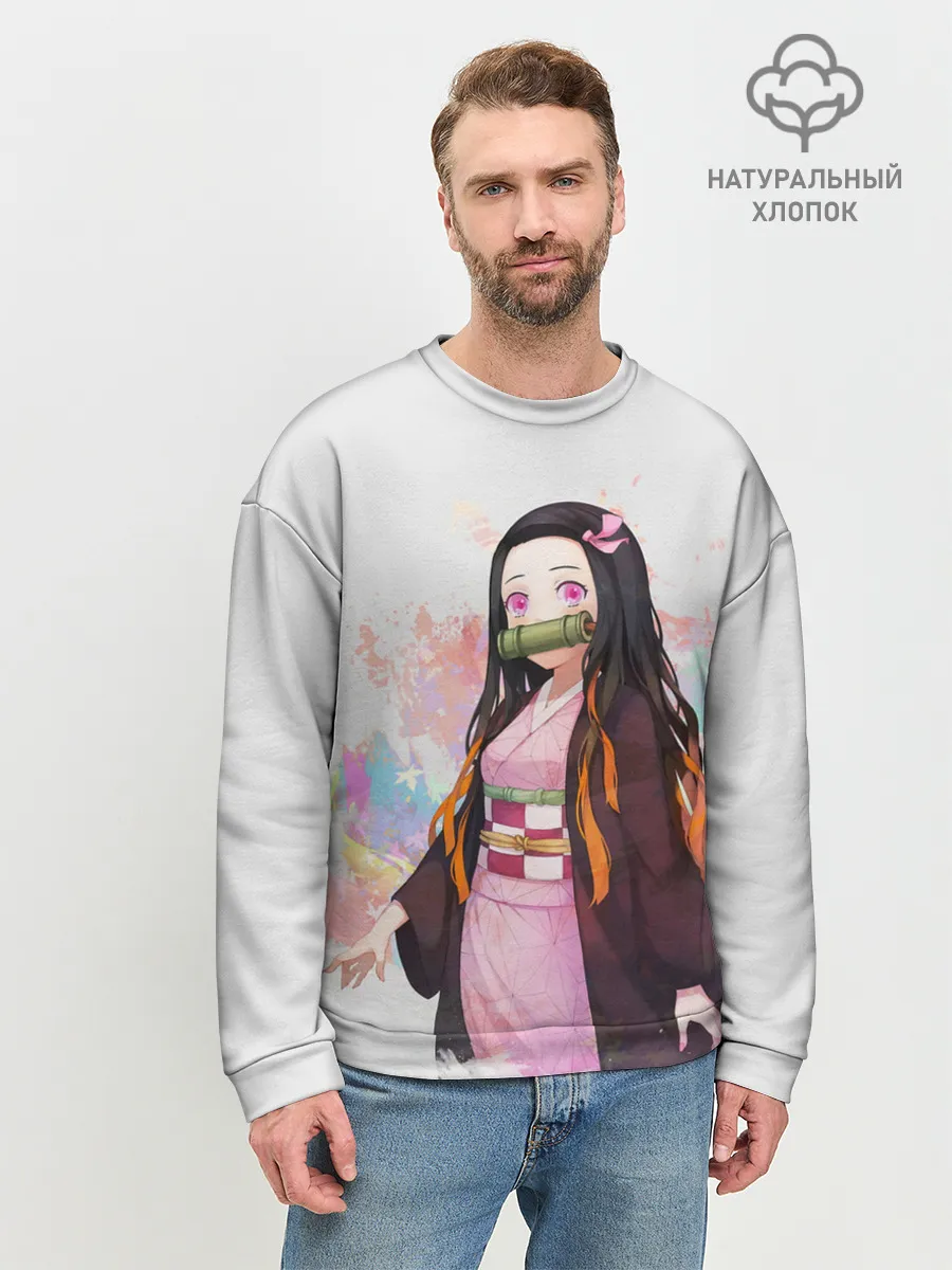 Мужской свитшот базовый / Nezuko Kamado