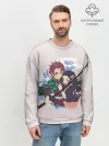 Мужской свитшот базовый / Tanjirou & Nezuko