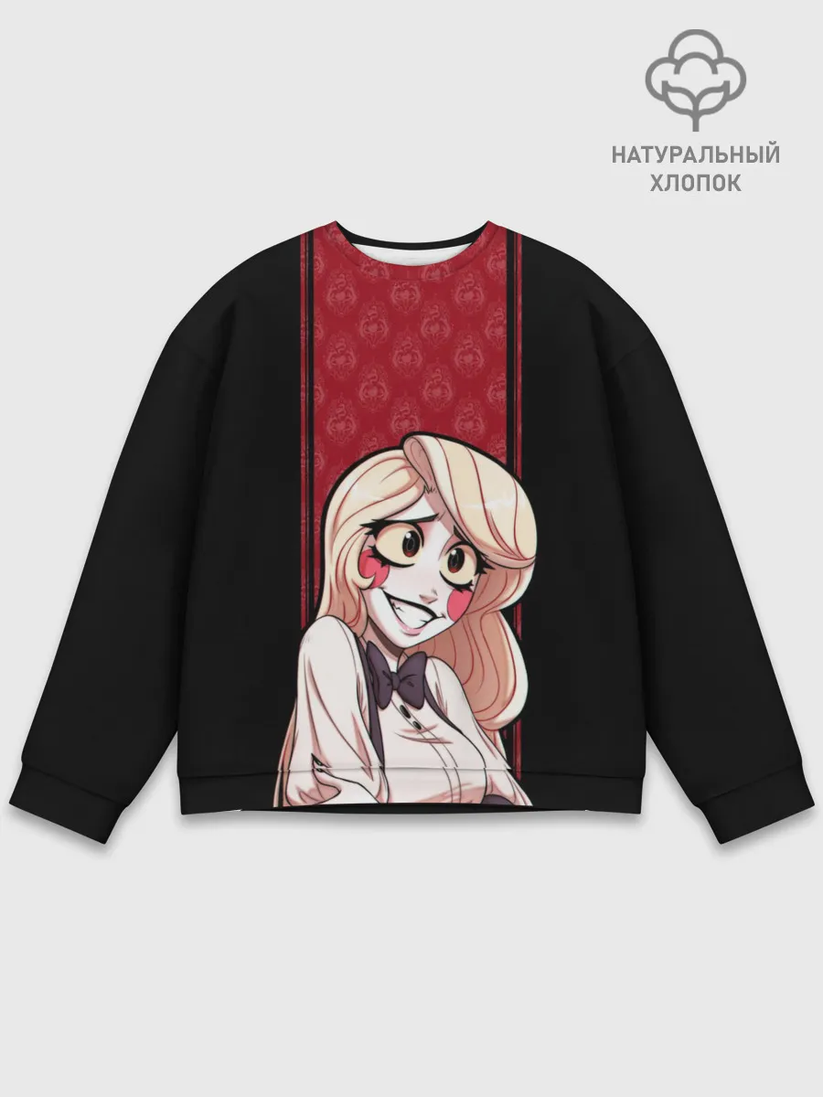 Мужской свитшот базовый / Hazbin Hotel. Charlie