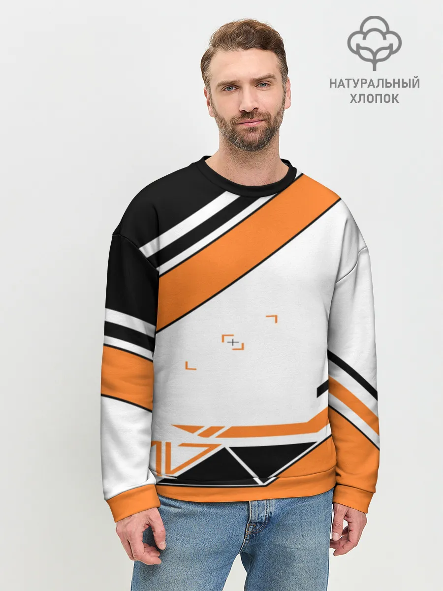 Мужской свитшот базовый / Cs Go Asiimov Style #1