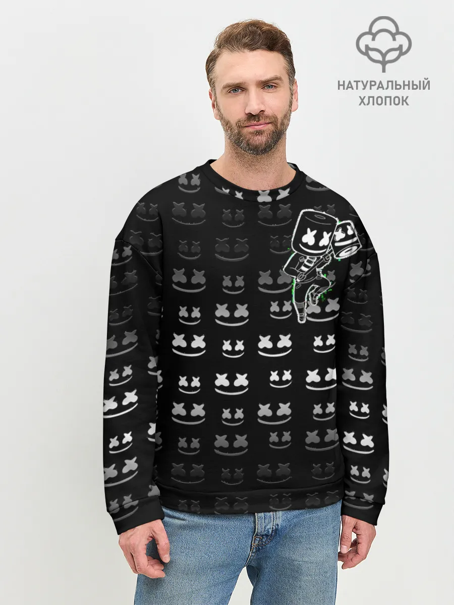 Мужской свитшот базовый / FORTNITE X MARSHMELLO