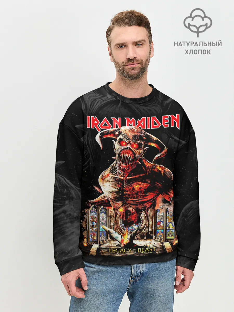 Мужской свитшот базовый / Iron Maiden