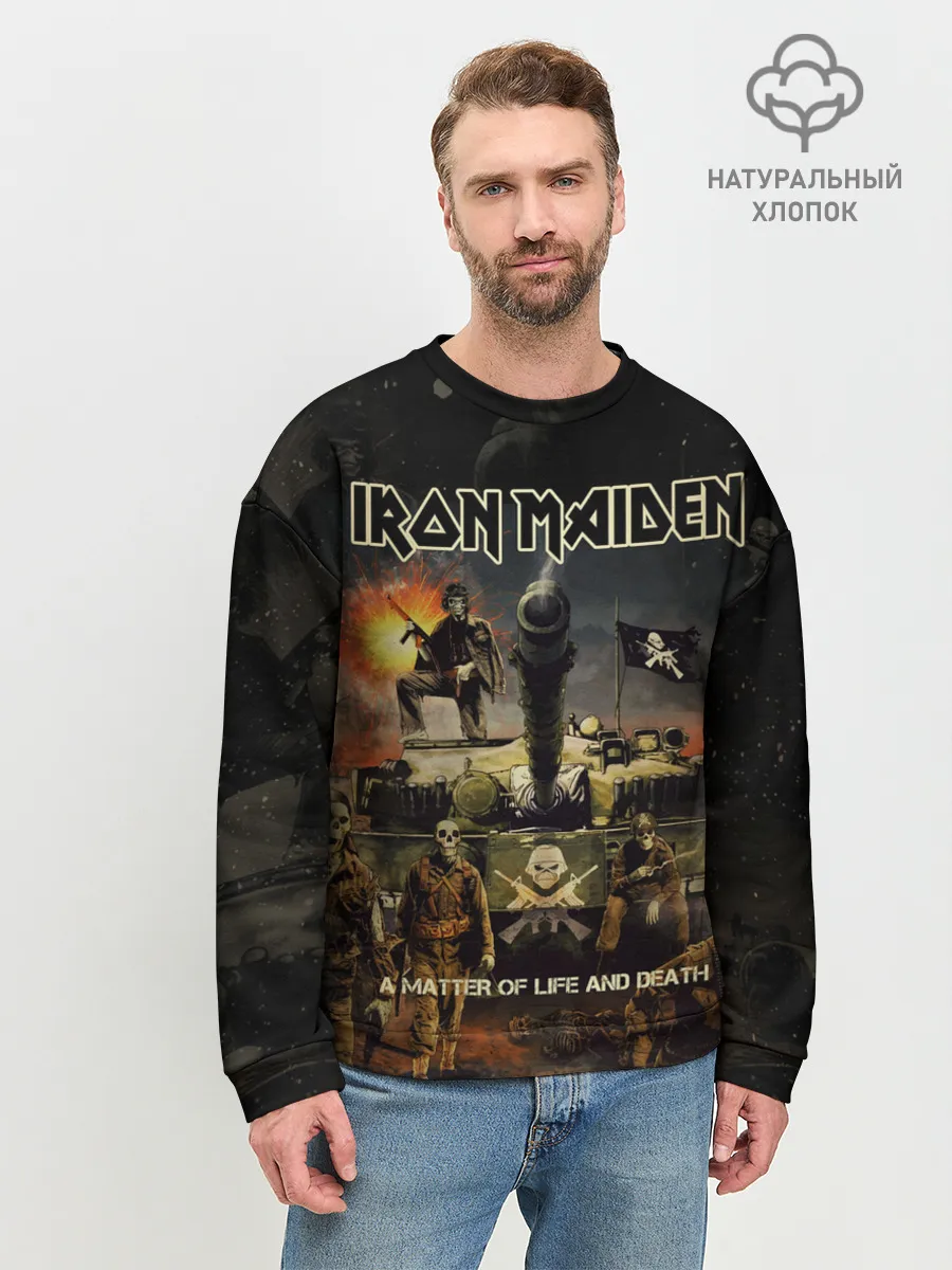 Мужской свитшот базовый / Iron Maiden