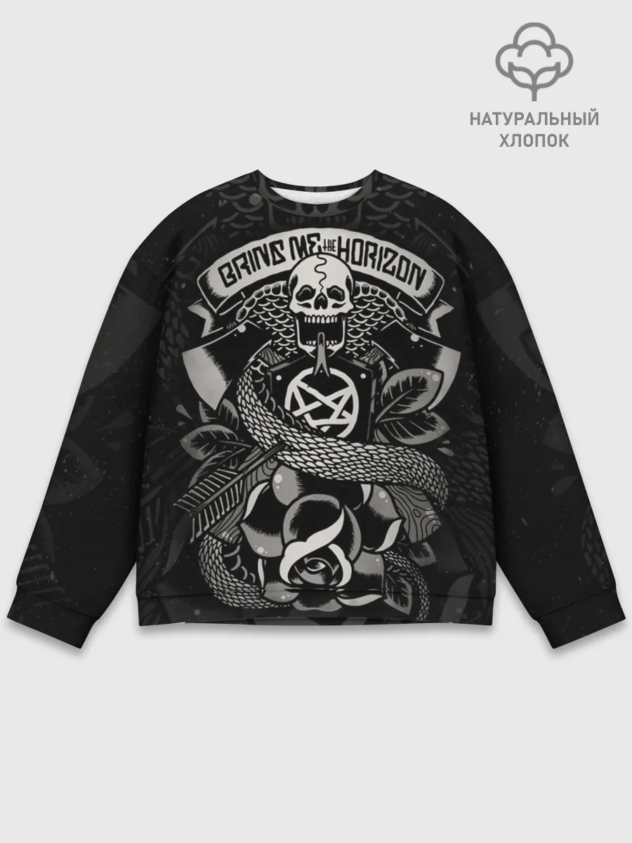 Мужской свитшот базовый / Bring Me the Horizon