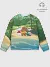 Мужской свитшот базовый / Bears on the beach