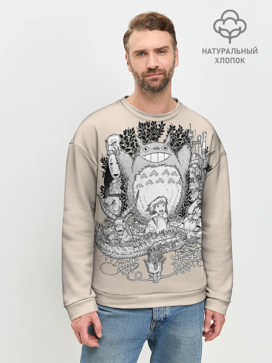 Мужской свитшот базовый / Тоторо