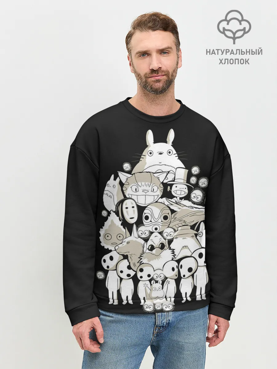 Мужской свитшот базовый / Totoro