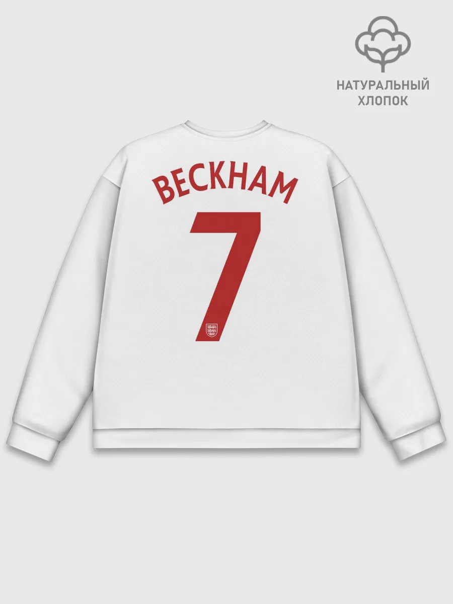Мужской свитшот базовый / Дэвид Бекхэм Англия Ретро