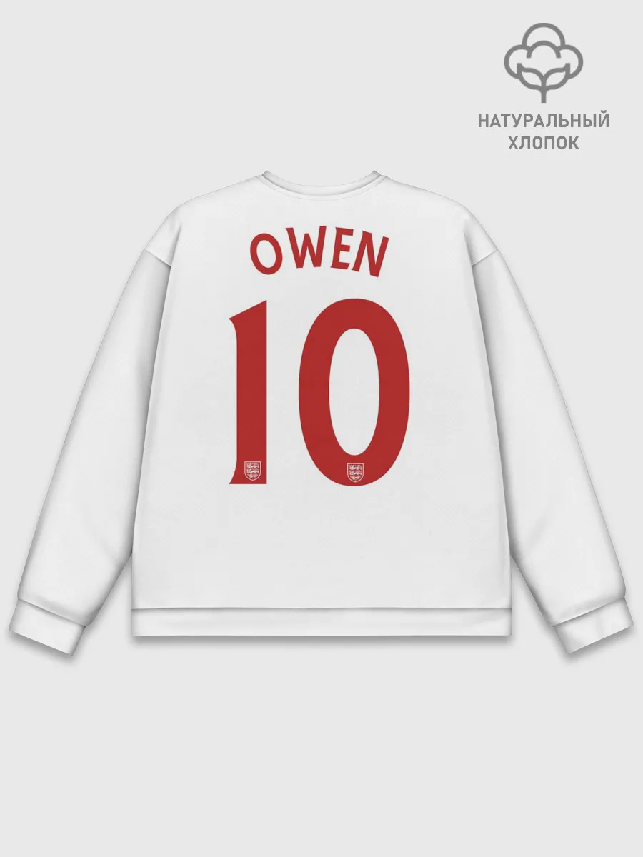 Мужской свитшот базовый / Майкл Оуэн Англия Ретро