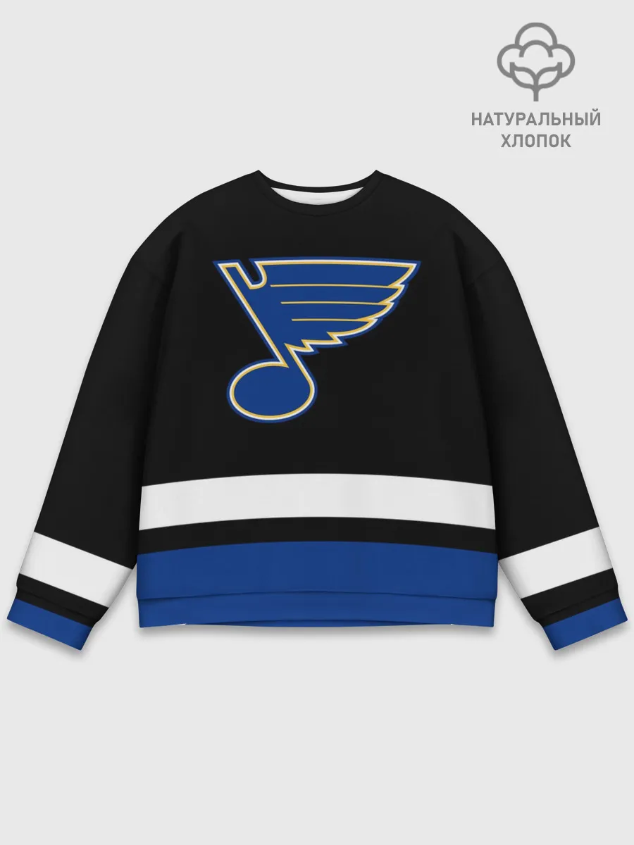 Мужской свитшот базовый / Сент-Луис Блюз НХЛ