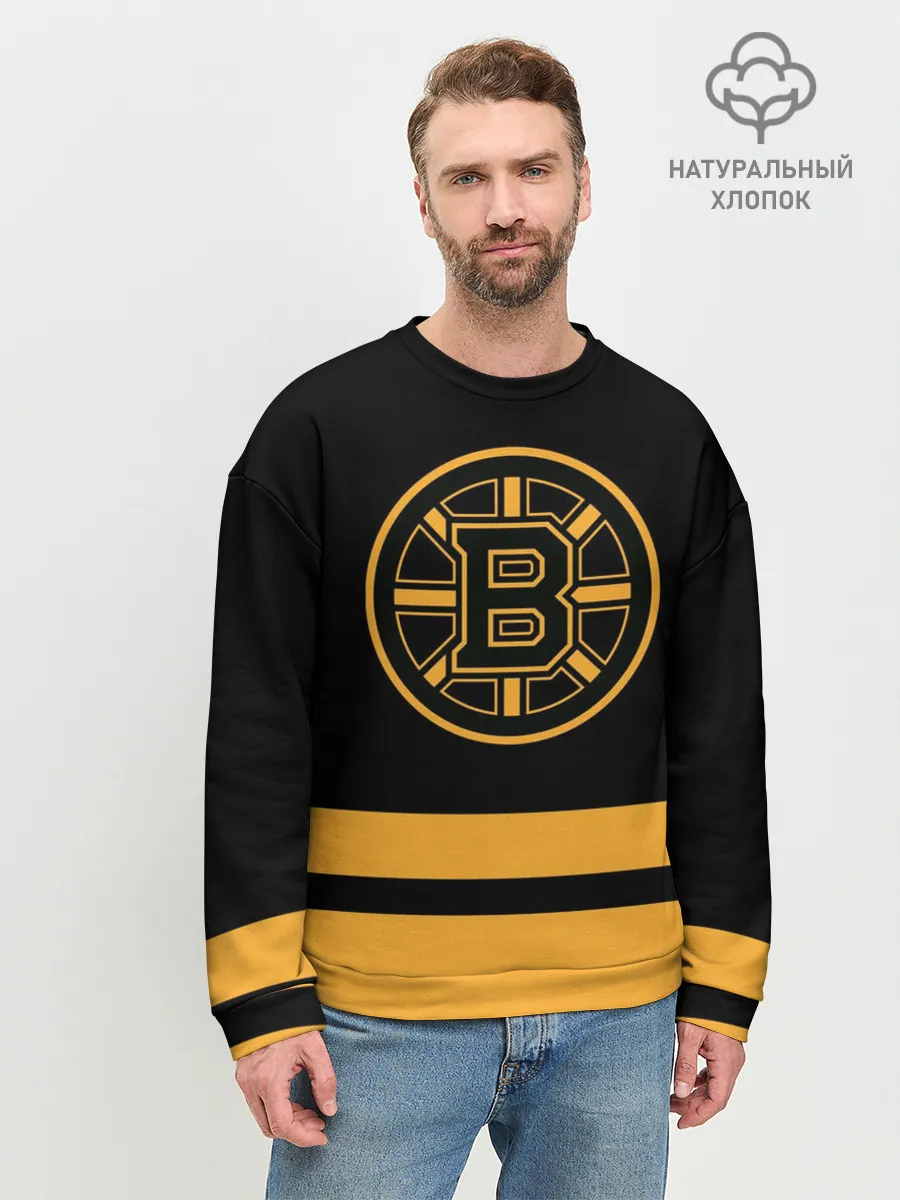 Мужской свитшот базовый / Бостон Брюинз НХЛ